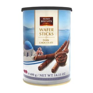 Rurki Waflowe Gorzka Czekolada 400 G