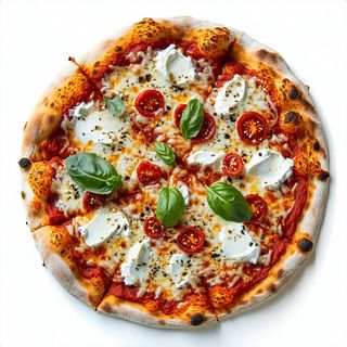Pizza con Ricotta forte