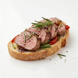 Solomillo ibérico al romero del Monte Rosé