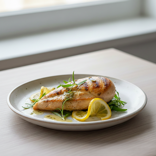 Piept de pui cu lamaie si tarhon