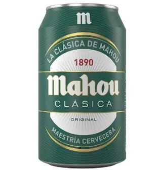 Cerveza Mahou Clásica Lata 33cl.
