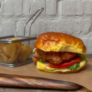 Hamburguesa Pollo Crunchy Burguer