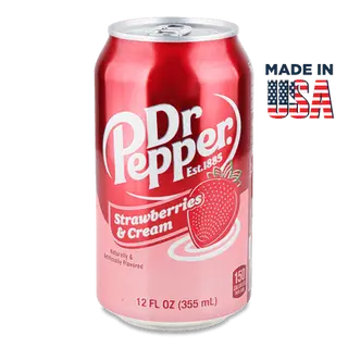 Напій Dr.Pepper Strawberries&Cream газований з/б (0,355л)