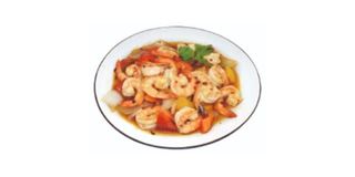 Gamberi con salsa piccante