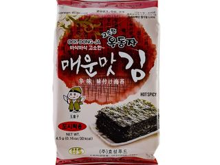Норі снек гострий Seaweed Seasoned Hot Spicy OCK-DONG-JA (4,5g)