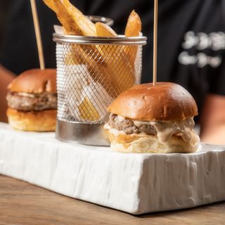 Duo de burgers de wagyu casera