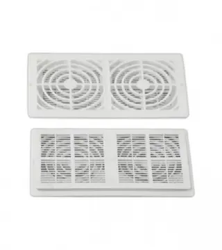 (017820) Rozetna za ventilaciju 150x300mm PVC bijela 3946-031