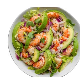 Salade Avocat Aux Crevettes