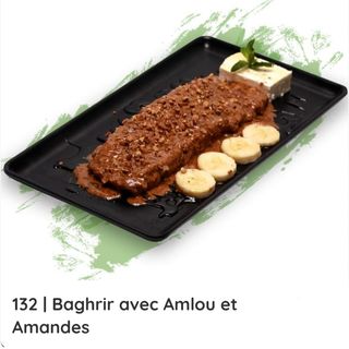 Baghrir avec amlou amende