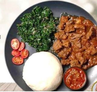 Ugali + Beef(1/4)