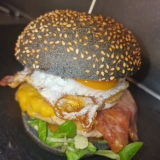 Hamburguesa Darth Vader