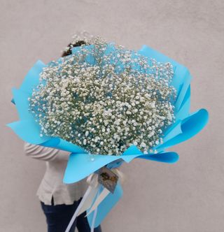 Bukiet Białej gipsówki ,rozmiar S