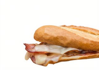 Bocadillo de bacon y queso