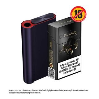 Starter Kit HYPER X2 AIR NAVY + glo by Dunhill Obsidian Tobacco