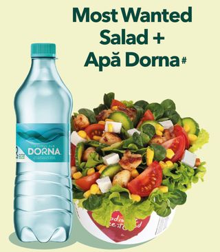 Salata Most Wanted + apa plata
