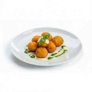 Croquetas De Rabo De Toro Con Alioli De Albahaca Y  Bellota ( 8 Uds.)