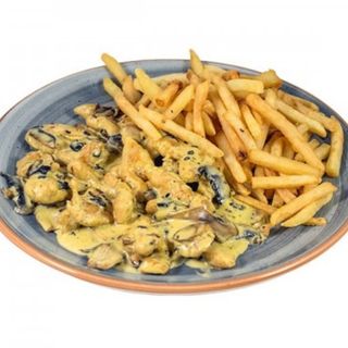 Пилешки Филенца в сос от Топено Сирене