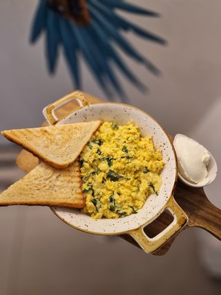 Kajgana sa spanaćem i sirom 400g