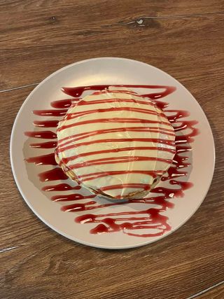 Američka palačinka Beli krem Malina