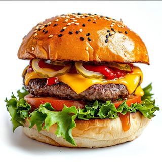 Бургер говяжий чиз (180 г)