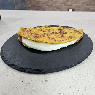 Cachapa de queso de mano