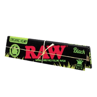 Papel Raw Black Organic King Size