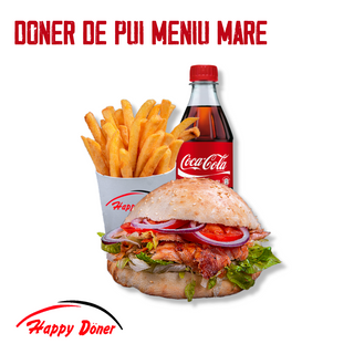 Doner de pui meniu mare