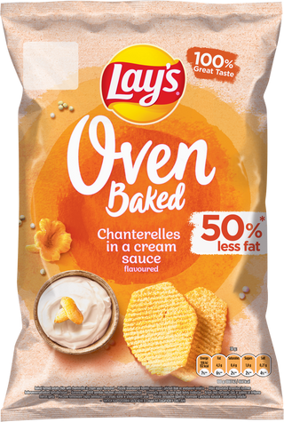 Чипси Картопляні Запечені Зі Смаком Лисичок У Сметані, Tm "lay's Baked"