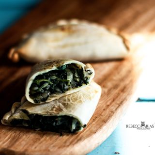 Espinaca y salsa blanca