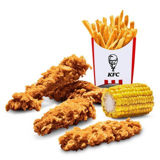 4 Tiras + Patatas + Mazorca