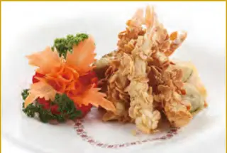 177. Ebi tempura mandorle - 2 pezzi