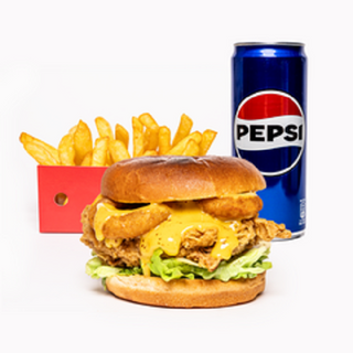 Menú hamburguesa classic crunch