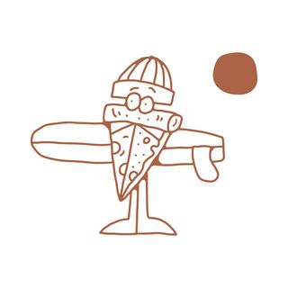 Pizza de Mortadella y Pistacho