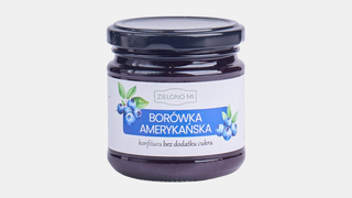 Konfitura z borówki amerykańskiej bez cukru 220 g