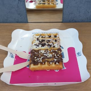 Waffle con pistacchio