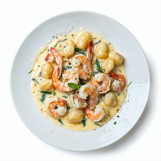 Gnocchi crema di scampi