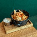 Лаваш фрі з часниковим соусом 100 г