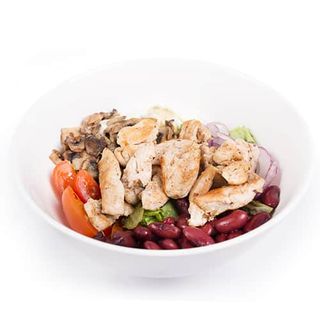 Салат курица с грибами