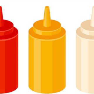 1 ketchup,1 mayonesa y 1 mostaza monodose 