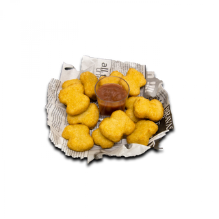 NUGGETS de pollo con salsa barbacoa (10 und)