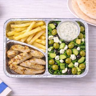 Olive chicken plate