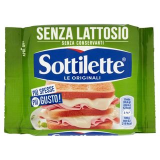 Sottilette Senza Lattosio Formaggio Fuso a Fette 200g