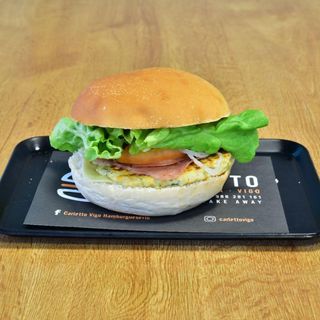 Hamburguesa de pollo doble