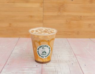 Ice caramel latte