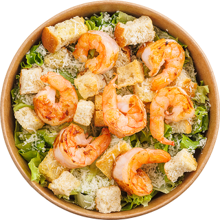 Салата Цезар със скариди