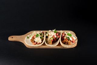 Street Pollo Tacos (lipii de porumb)