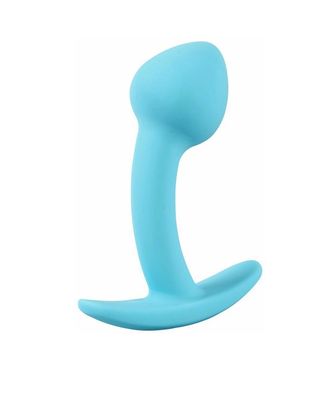 Korek Analny Cuties Friendly, Błękitny, Silikon+poliuretan