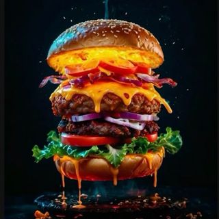 Hamburguesa De Pollo Menú 