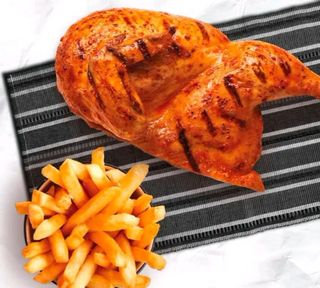 Half grilled Chicken + Chips 