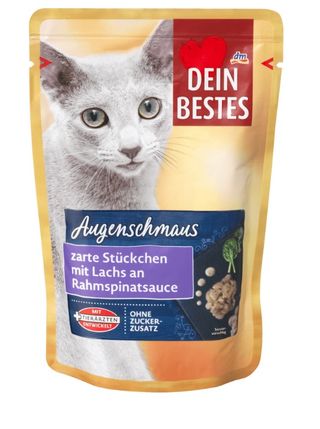 Dein Bestes Pisica Somon Si Spanac 100G (128169)